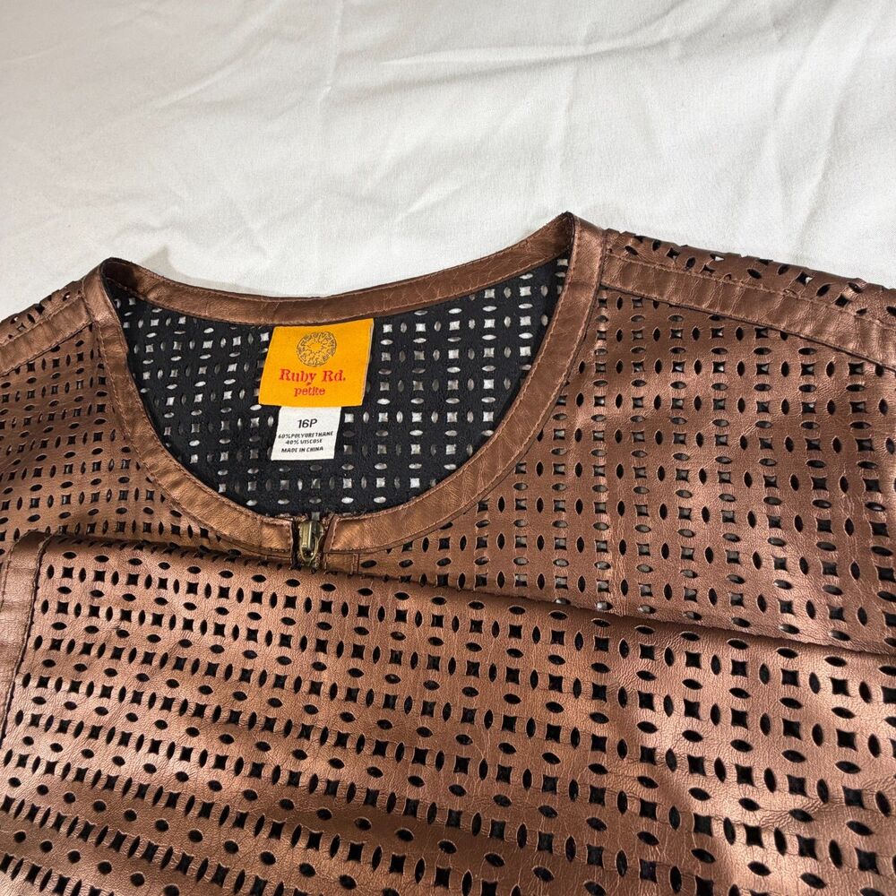 Ruby Rd Bronze/Brown Jacket 16P